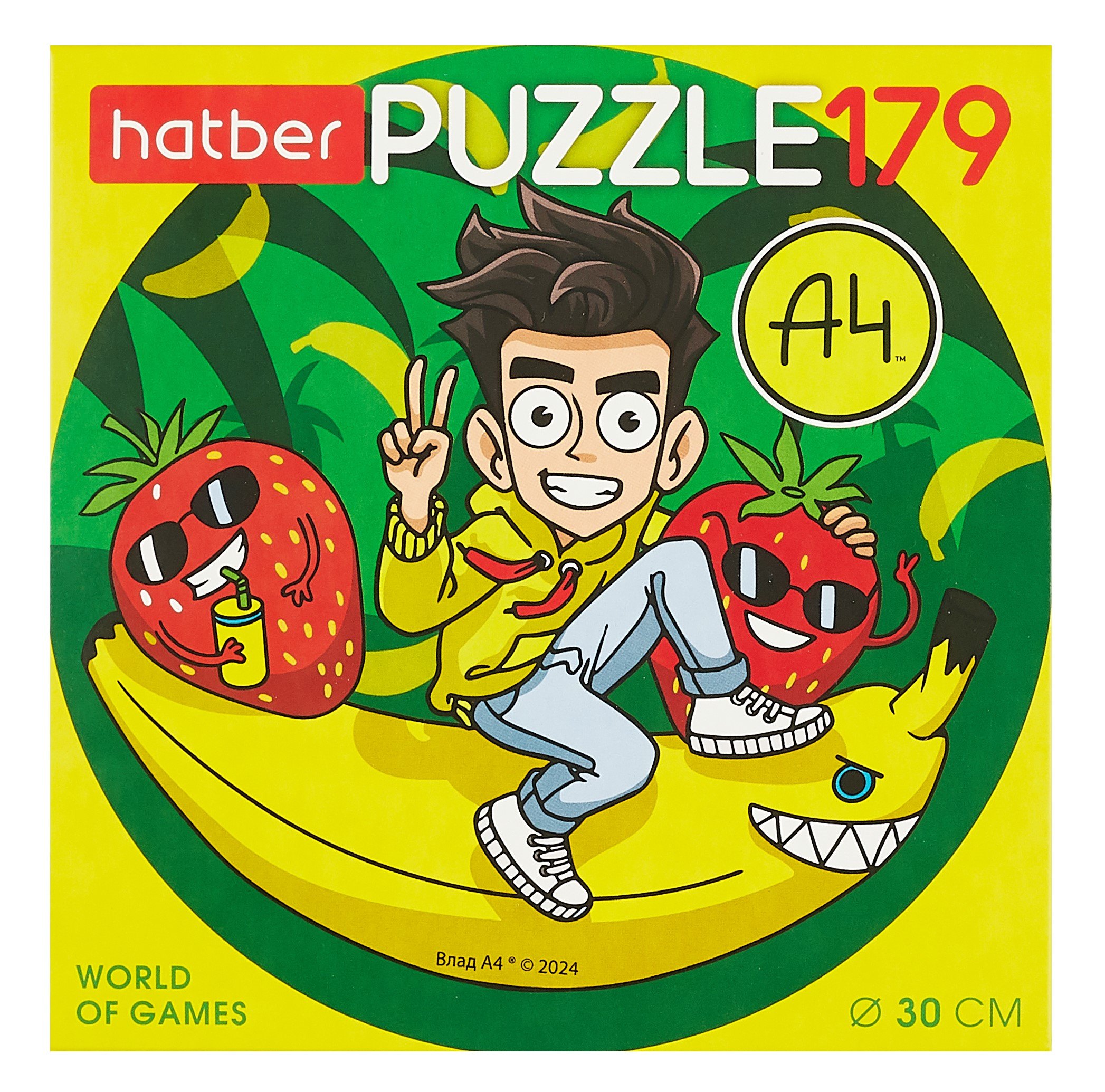 Пазлы 179 Влад А4 32355 круглые