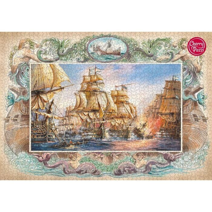 Пазлы 2000 Морское сражение