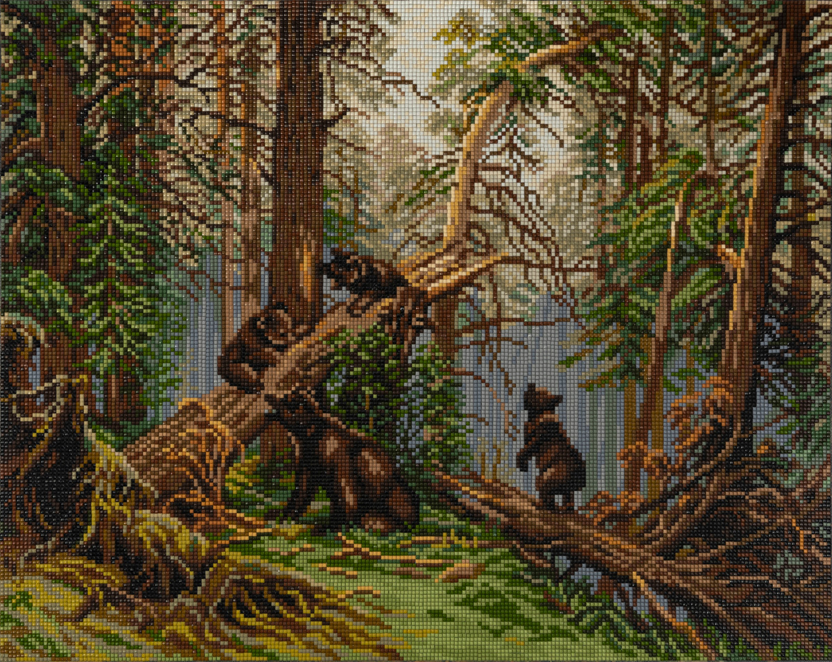 Кристальная мозаика Замечтался 30*30см