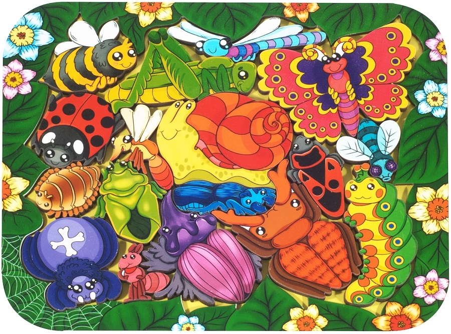 Зоопазл Букашки 17дет