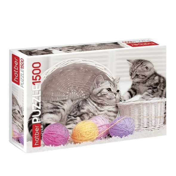 Пазлы 1500 Котята и клубочки 20994