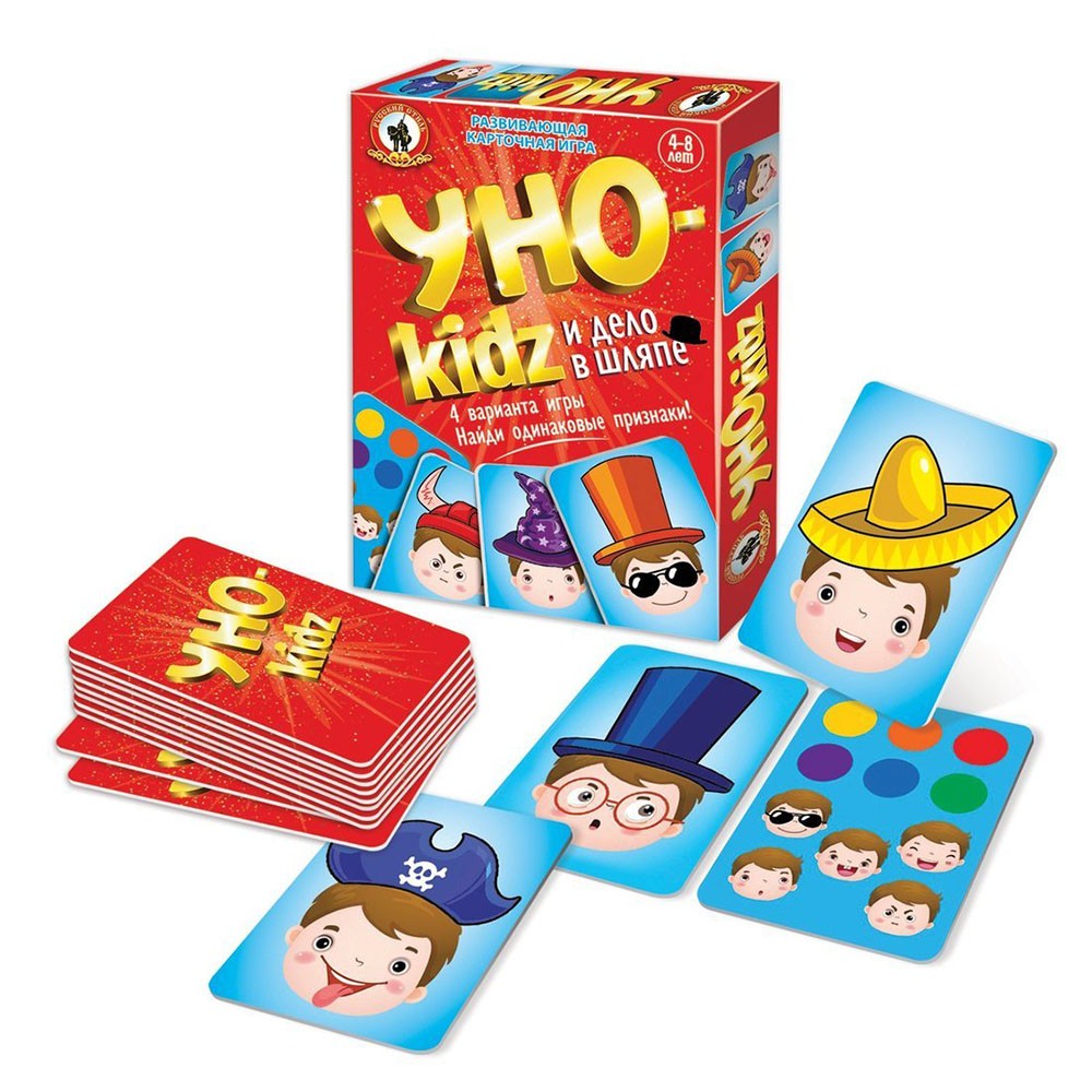 Настольная игра УНОkidz Дело в шляпе 54 карт