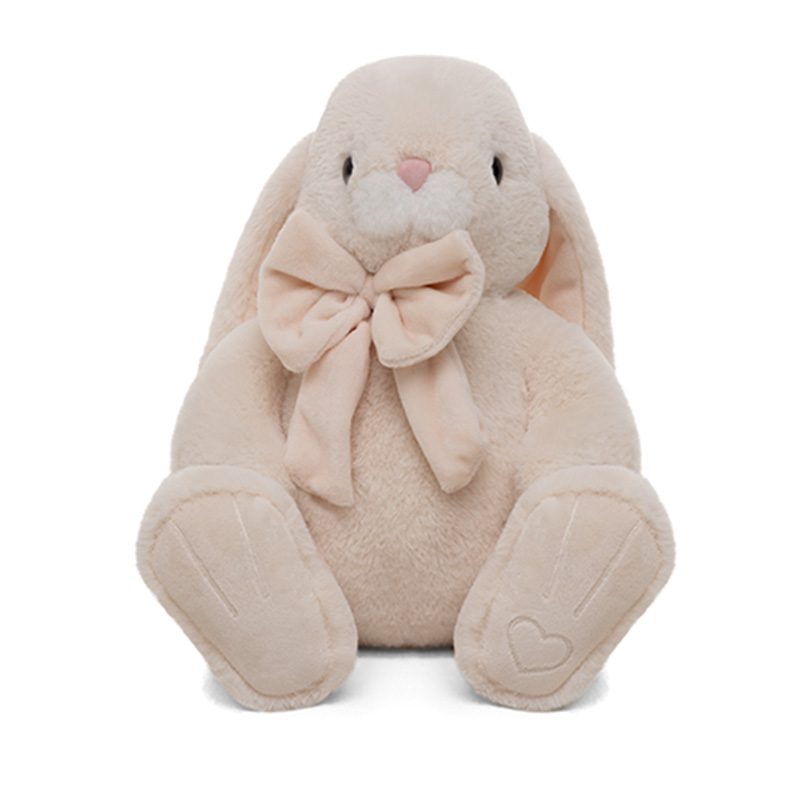 Кролик Банни 30см сидя персиковый