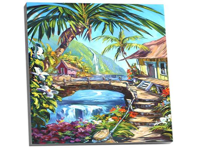 Картина по номерам 30*30 Гавайский пейзаж