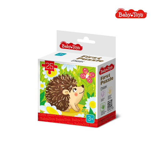 Пазлы 25 First Puzzle Ежик