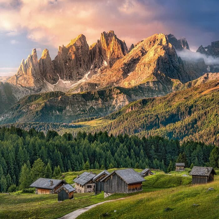 Пазлы 1000 Горный пейзаж Доломиты