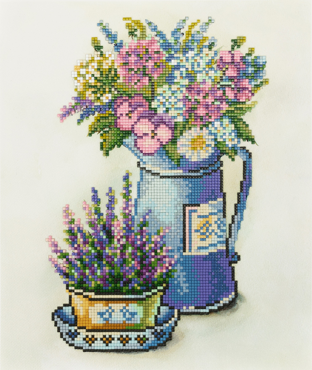 Кристальная мозаика Букет Прованса 25*30см