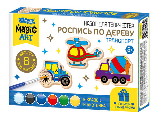 Роспись по дереву Транспорт