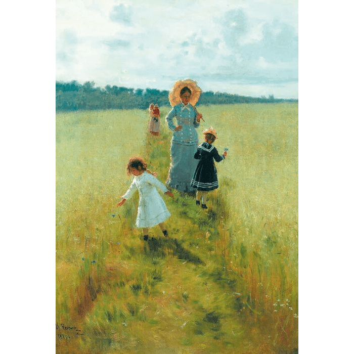 Пазлы 1500 Репин На меже