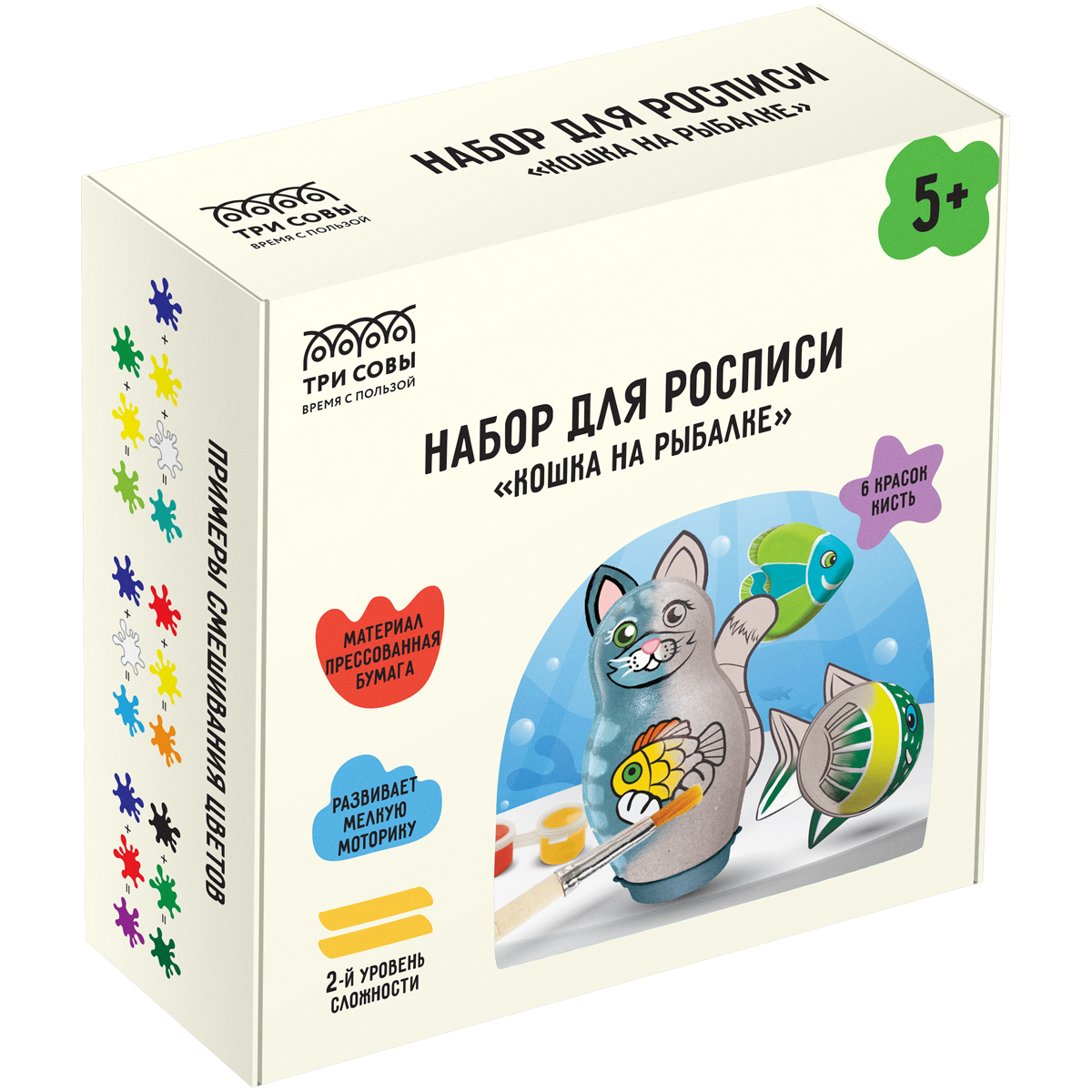 Набор для росписи Кошка на рыбалке 54909