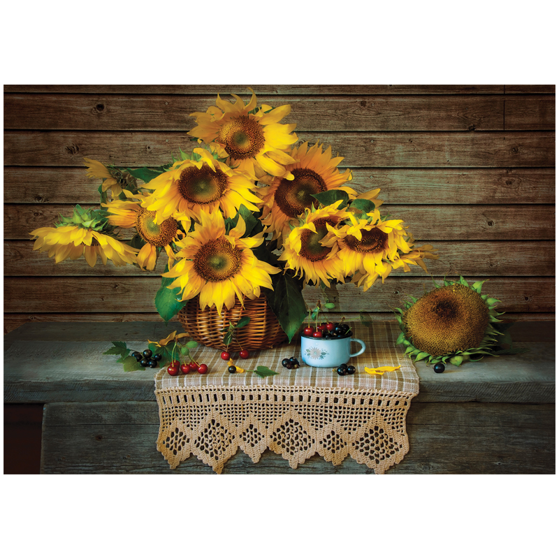 Пазлы 1000 Цветы в вазе