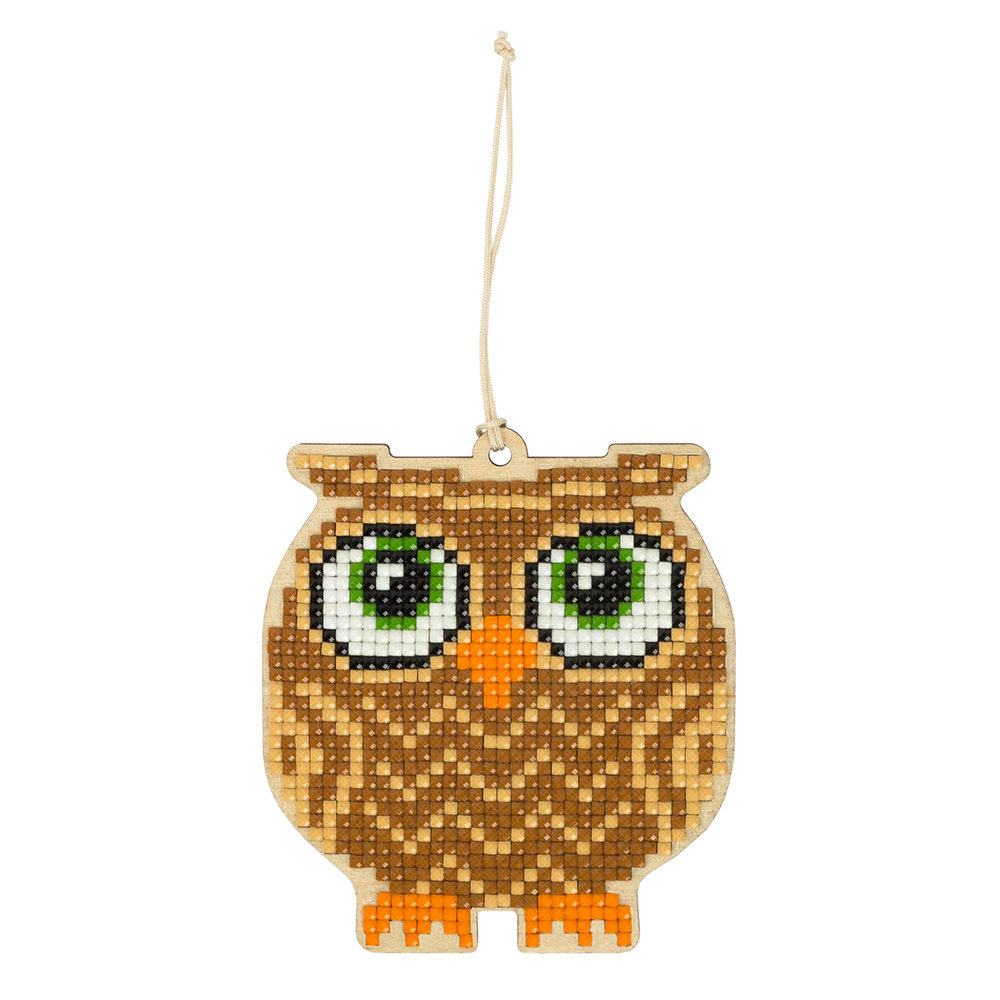 Кристальная мозаика Подвеска Сова