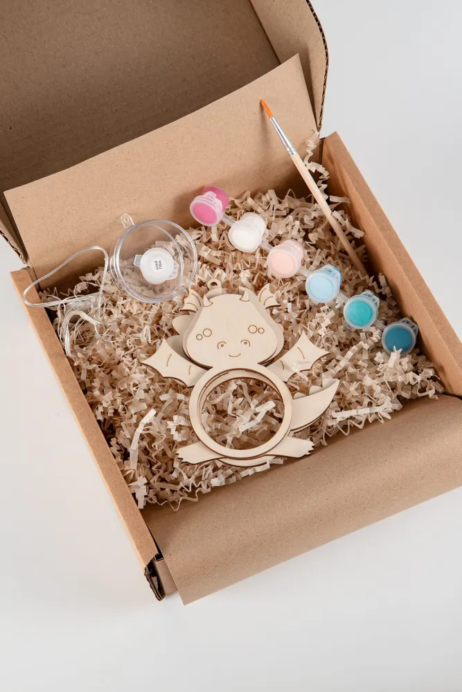 Набор для раскрашивания Дракоша бежевый