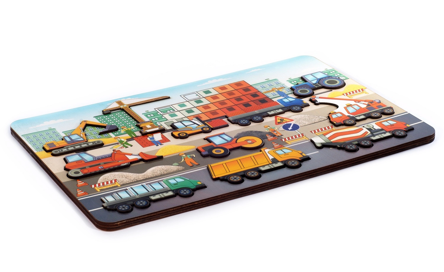 Развивающая доска Стройплощадка