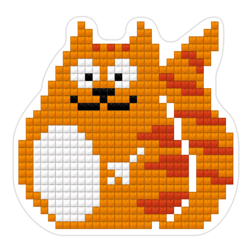 Кристальная мозаика Магнит Котик