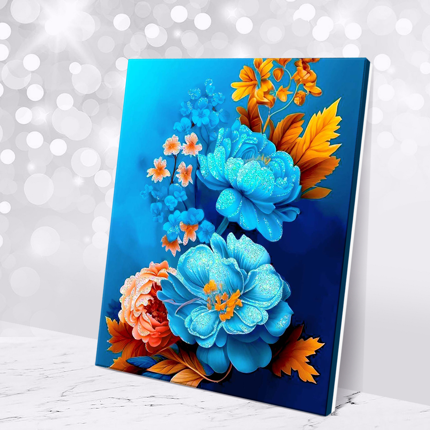 Картина по номерам 40*50 Красивый букет