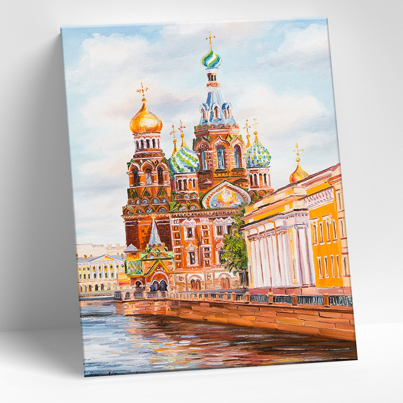 Картина по номерам 15*20 Санкт-Петербург Спас на крови