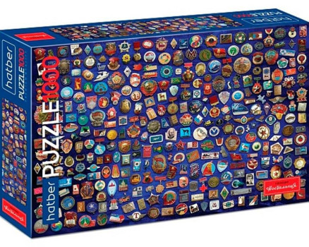 Пазлы 1000 Ностальгия Значки 30306