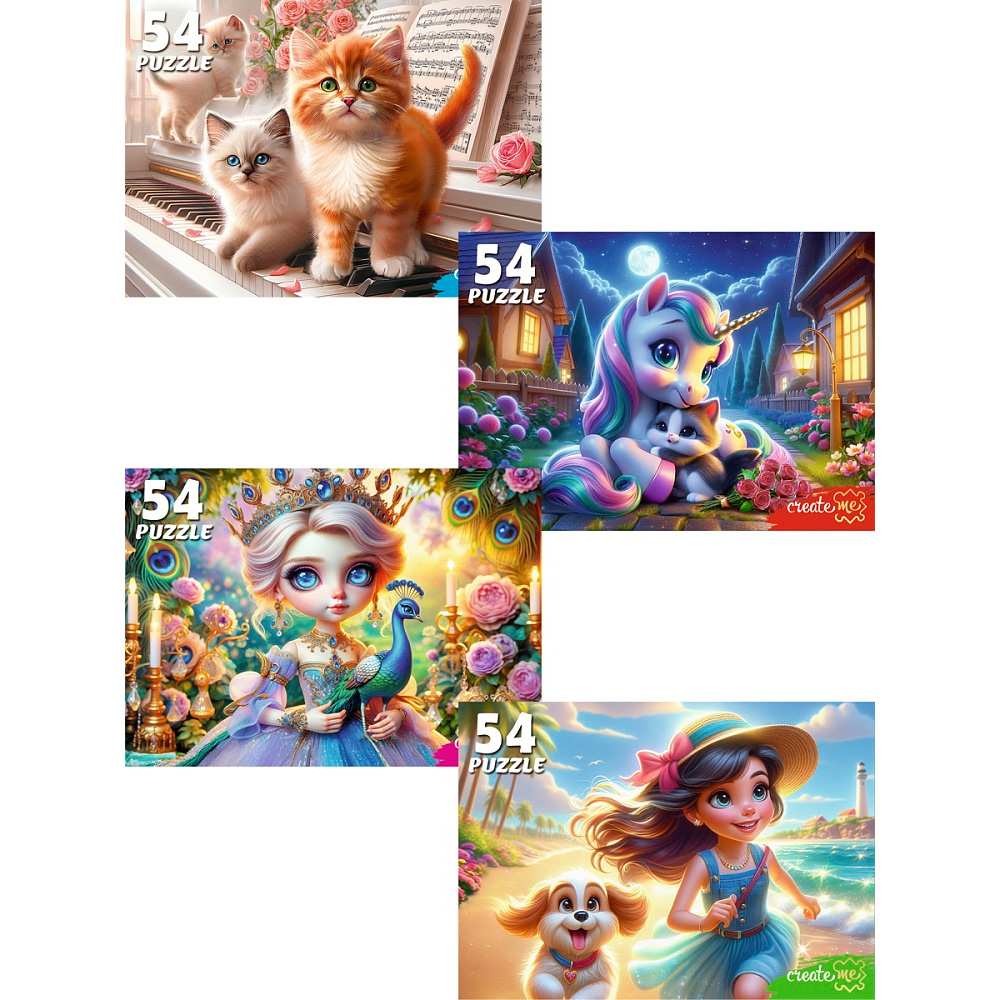 Пазлы 54 Любимые пазлы для девочек