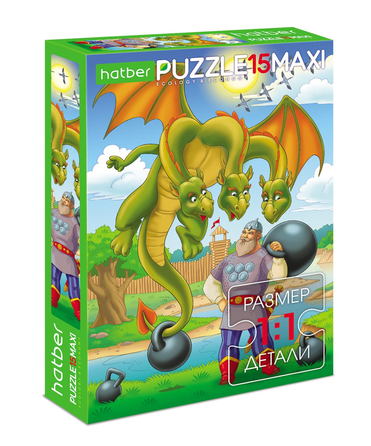 Пазлы 15 Maxi Змей Горыныч 19495