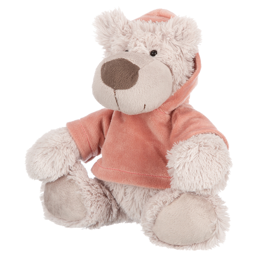 Мишка бежевый в свитере 19см