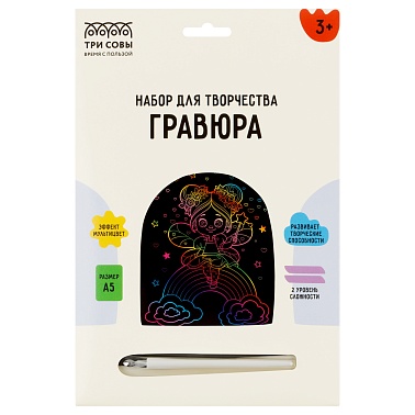 Гравюра Робот на скейте мультицвет