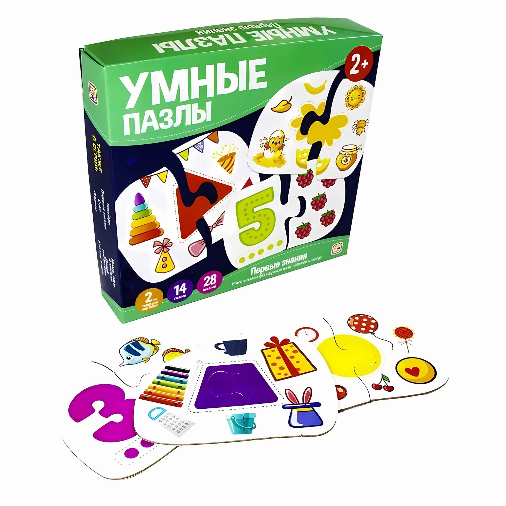 Умные пазлы Первые знания