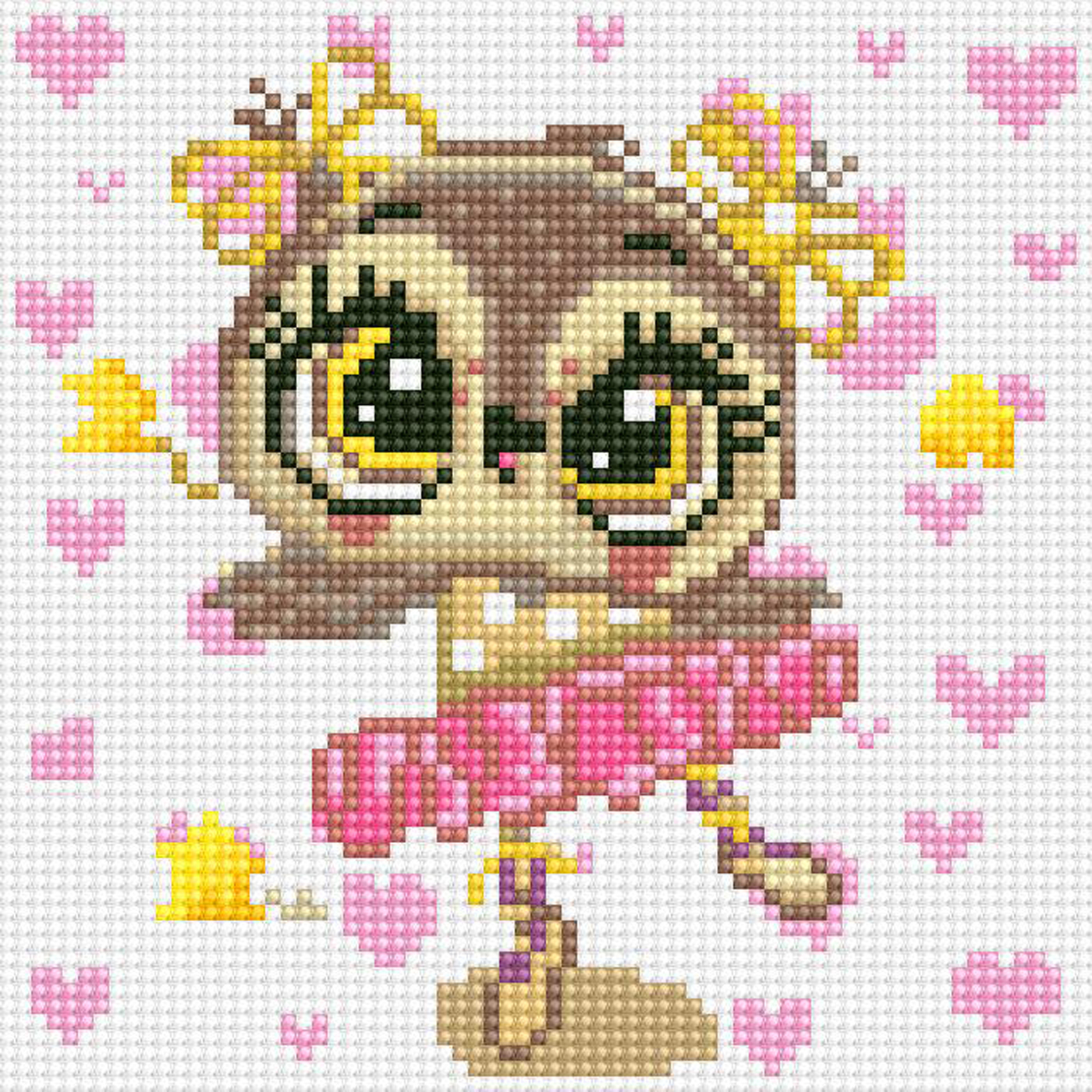 Алмазная мозаика Совушка Прима 20*20