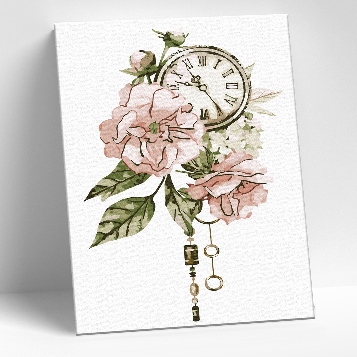 Картина по номерам 15*20 Винтажные цветы