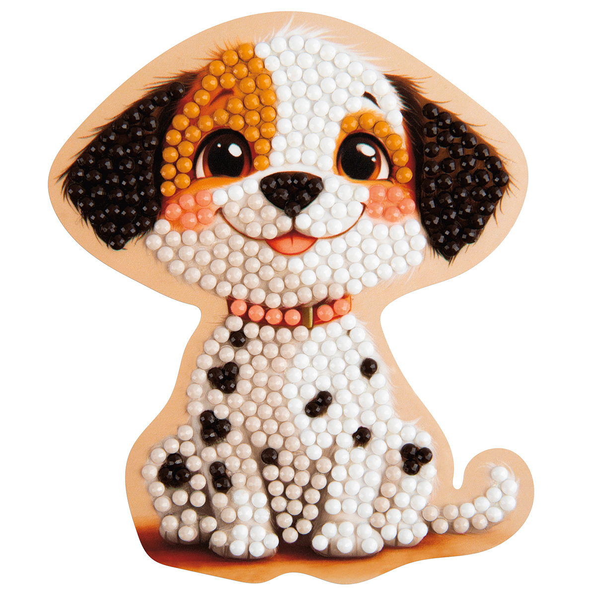 Кристальная мозаика Магнит Щенок