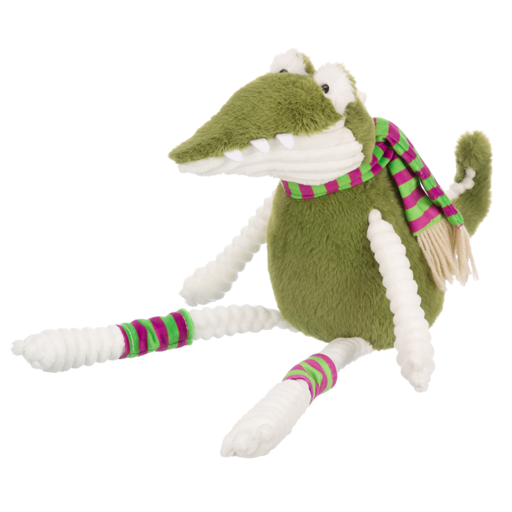 Крокодил в шарфике 29см