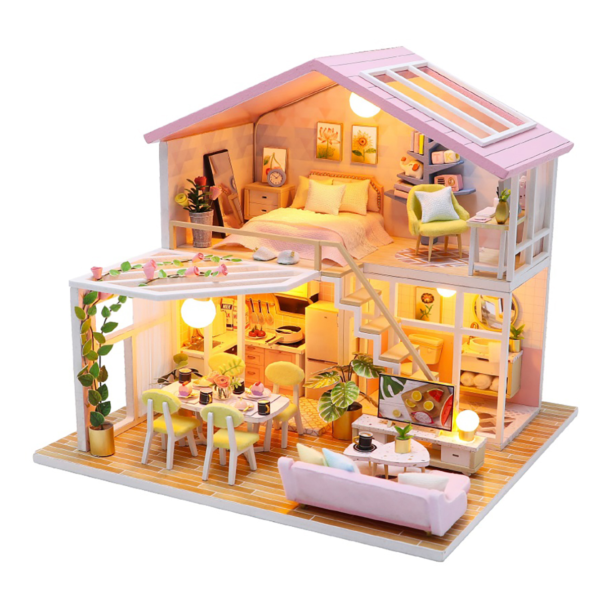 MiniHouse Дом в цветах