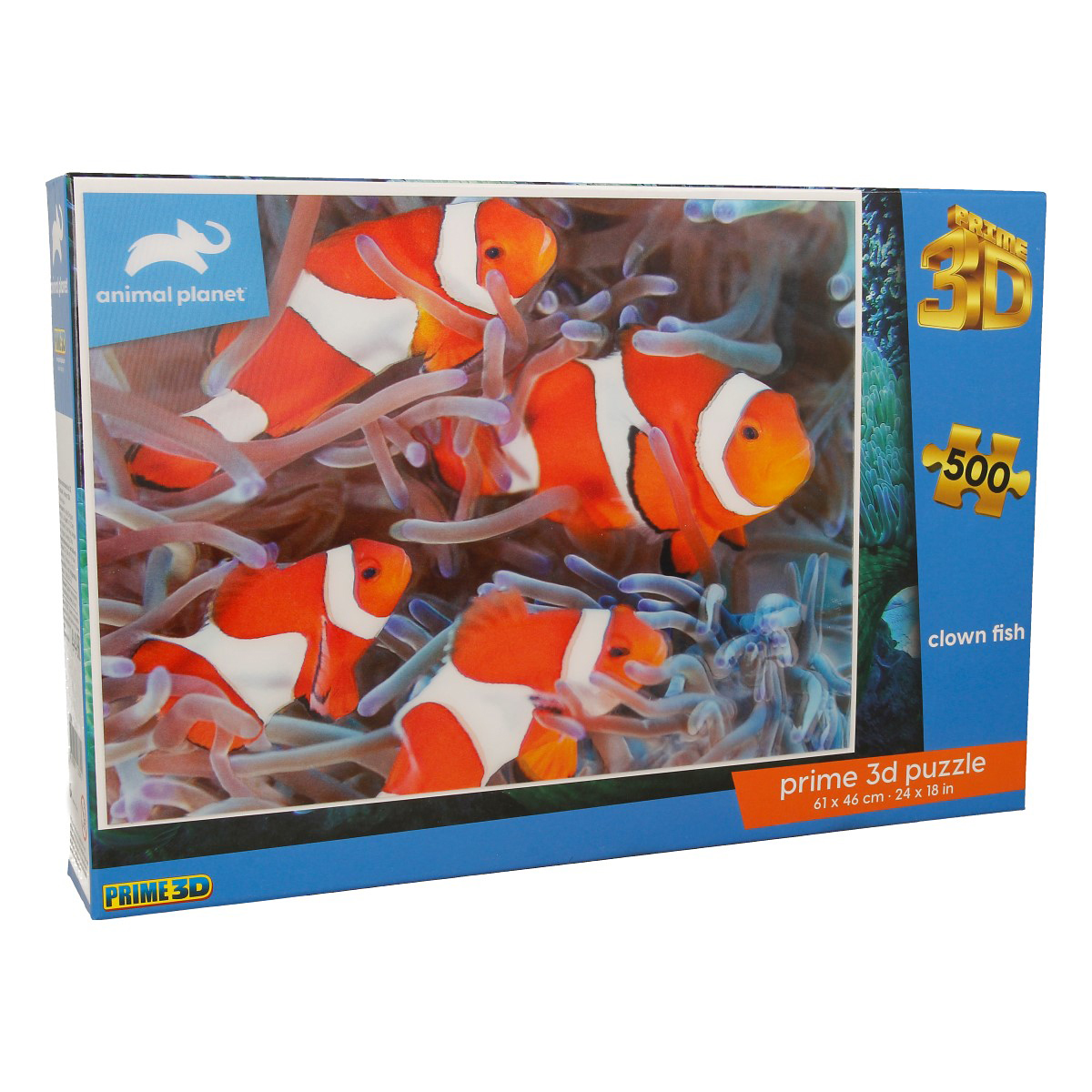 Пазлы 500 3D Рыбы Клоуны