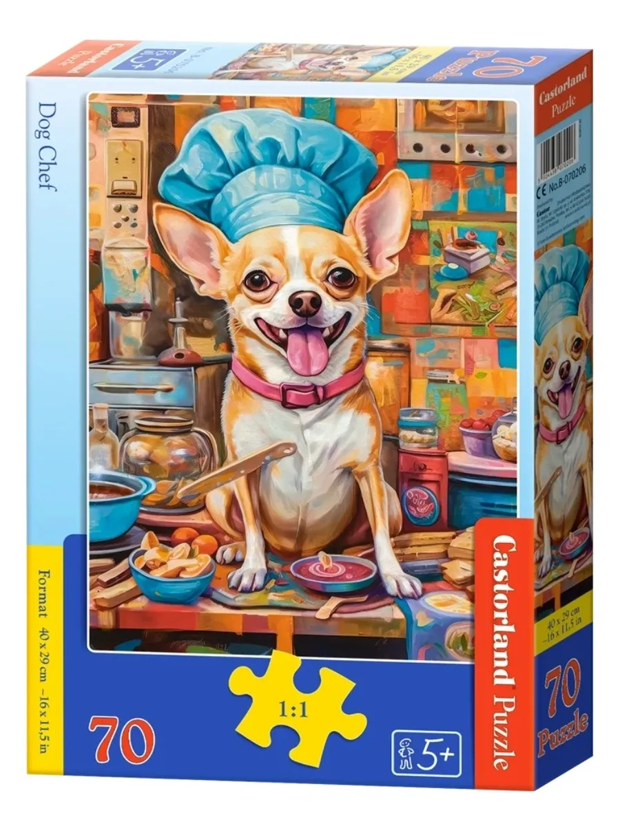 Пазлы 70 Собака шеф-повар