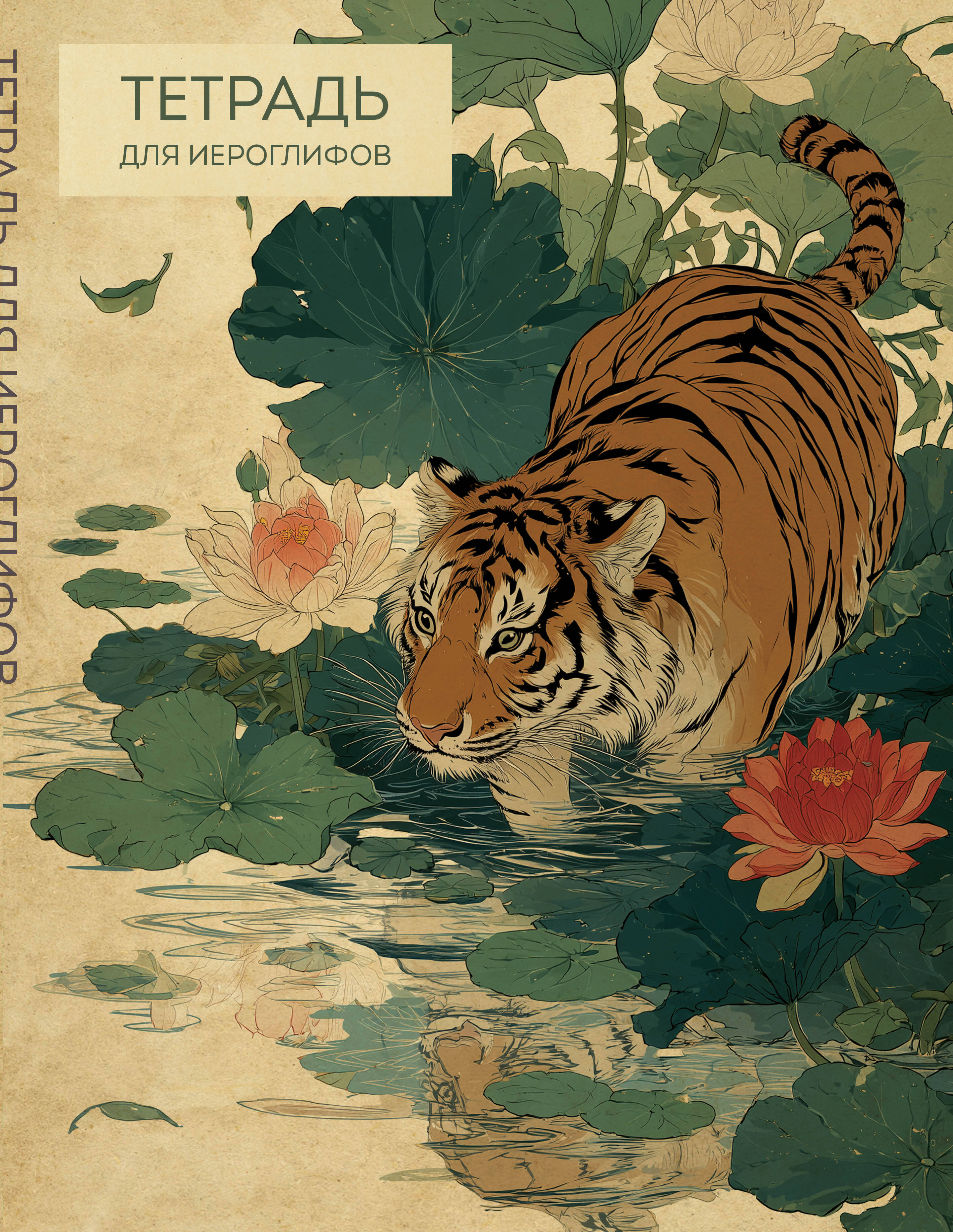 Тетрадь для иероглифов Крадущийся тигр