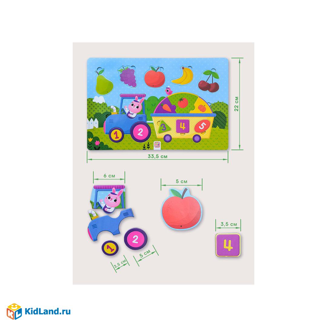 Пазлы на подложке Веселые знания