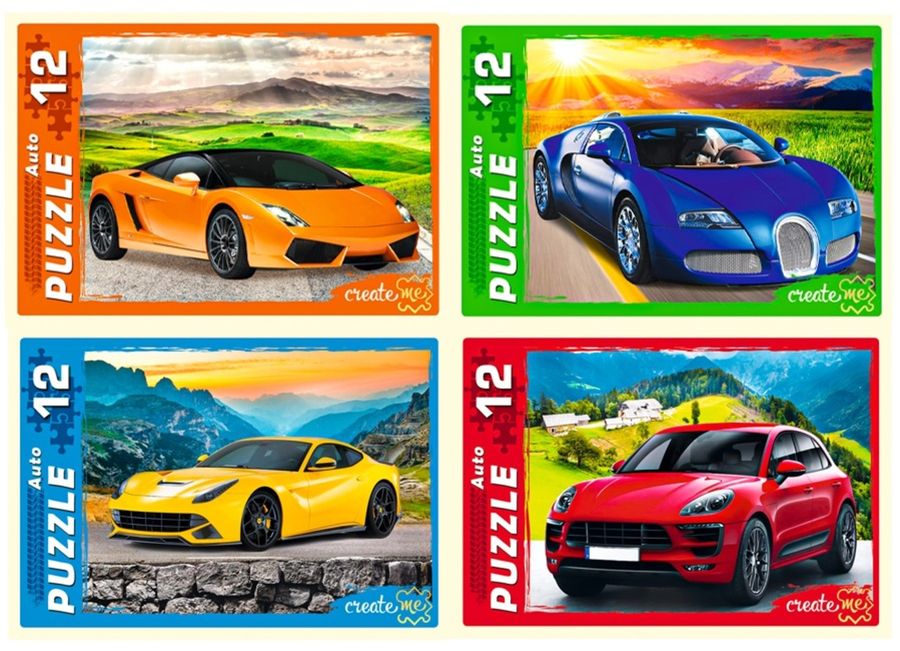 Пазлы 12 Крутые автомобили