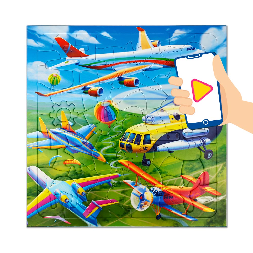 Пазл 80 фигурный Самолеты