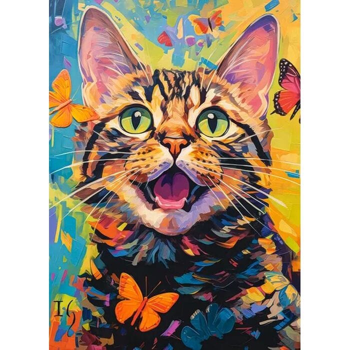 Пазлы 260 Счастливая кошка MIDI