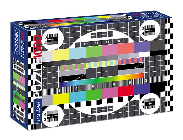 Пазлы 1000 Ностальгия Настроечная таблица ТВ 32153