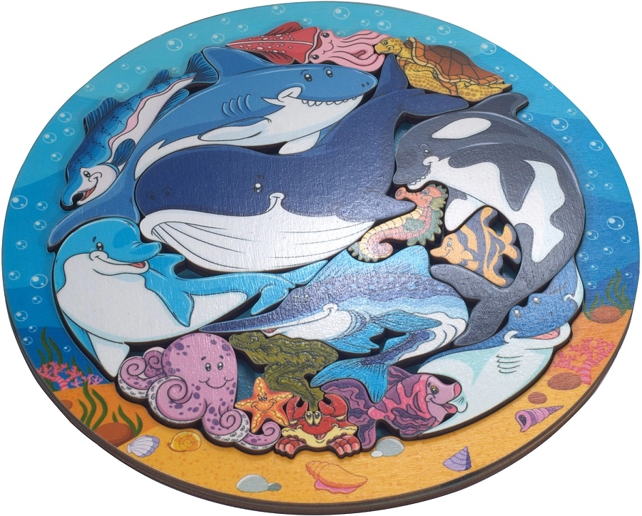 Зоопазл Подводный мир 16дет